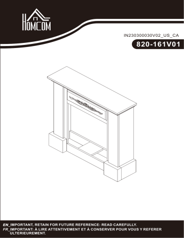 HOMCOM 820-161V01 Manuel utilisateur - Lire en ligne ou télécharger | Fixfr