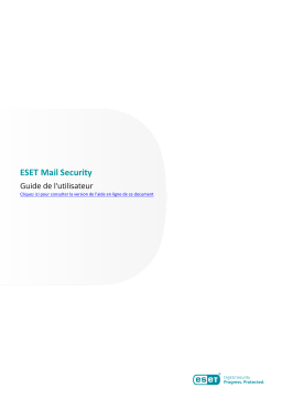 Manuel utilisateur ESET Mail Security for Exchange Server 10.1