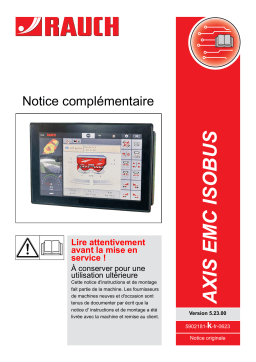 Rauch AXIS EMC ISOBUS NG Manuel d'utilisation