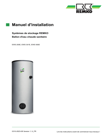 Manuel Remko EWS500-E - Installation et utilisation | Fixfr