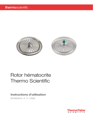 Manuel d’utilisation du rotor hématocrite Thermo Fisher Scientific | Fixfr