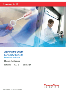 Manuel d'utilisation Herasafe 2030i et Maxisafe 2030i