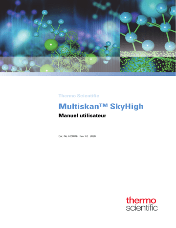 Thermo Fisher Scientific Multiskan SkyHigh Manuel utilisateur | Fixfr