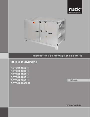 Manuel du propriétaire Ruck ROTO K 1050 H WKJR | Fixfr