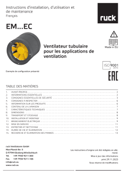 Ruck EM 150 EC 02 - Manuel du propriétaire