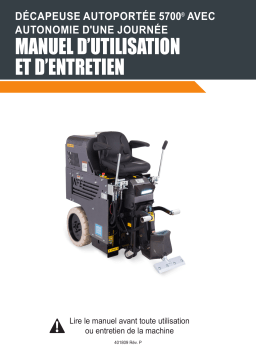 Manuel d'utilisation National Flooring Equipment 5700DL