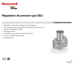 Kromschroder GDJ Fiche technique - Manuel utilisateur GDJ