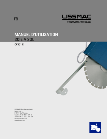 Manuel Lissmac COMPACTCUT 401 E - Scie à Sol | Fixfr