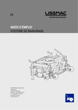 Manuel Lissmac Grooving Anbausatz - Télécharger PDF