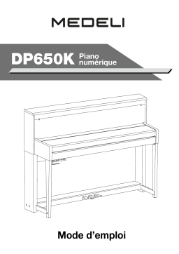 Medeli DP650K Manuel du propriétaire