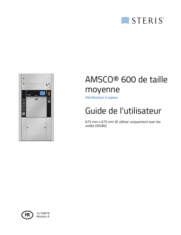 Manuel d'utilisation AMSCO 600 Stérilisateur à Vapeur | Fixfr