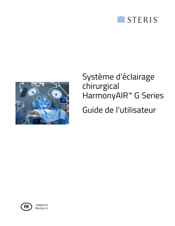 Manuel d'utilisation du système d'éclairage chirurgical HarmonyAIR™ G Series - STERIS | Fixfr