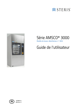 Steris Amsco 3052 Single-Chamber Washer/Disinfector Mode d'emploi