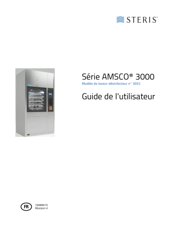 Steris Amsco 3052 Single-Chamber Washer/Disinfector Mode d'emploi | Fixfr