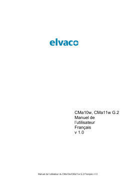 Elvaco CMa10w Manuel du propriétaire