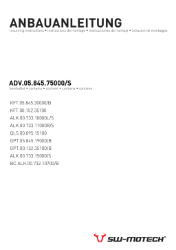 SW-Motech ADV.05.845.75000/S Manuel utilisateur