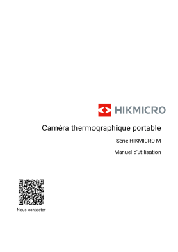 HIKMICRO M Series Manuel utilisateur