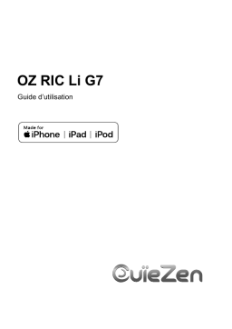 OUIEZEN OZ 20 RIC Li G7 Mode d'emploi - Guide utilisateur