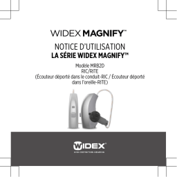 Manuel d’utilisation Widex MAGNIFY MRB2D M05 DEMO