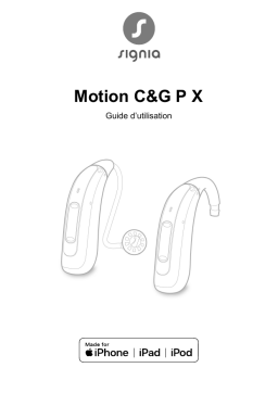 Signia Motion C&G P 7X Mode d'emploi