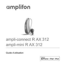 AMPLIFON ampli-mini R 2 AX 312 Mode d'emploi