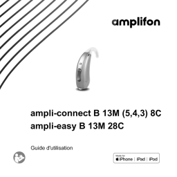 AMPLIFON AMPLI-CONNECT B 13M 48C Manuel d'Utilisation