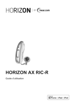 HEAR.COM HORIZON 3AX RIC-R - Manuel d'utilisation