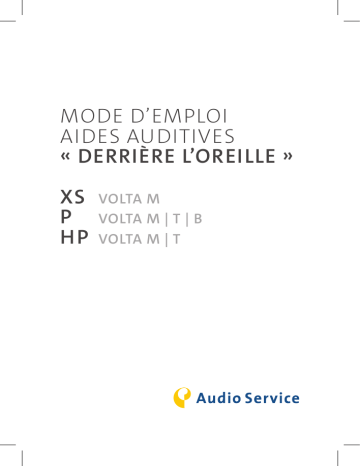 Manuel de l'utilisateur AUDIOSERVICE VOLTA P T | Fixfr