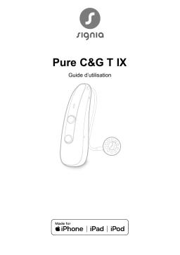 Signia Pure C&G T sDemo DIX Mode d'emploi