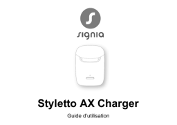 Manuel d'utilisation Signia Styletto AX Charger - Télécharger PDF