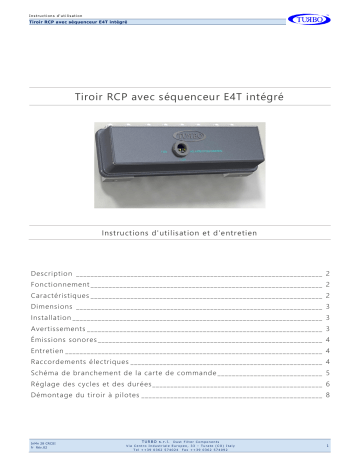 Turbo E4T Manuel du propriétaire - Télécharger PDF | Fixfr