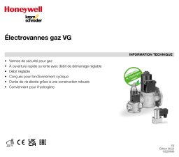 Kromschroder VG Fiche technique - Manuel en ligne