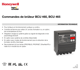 Kromschröder BCU 460, BCU 465 Fiche technique