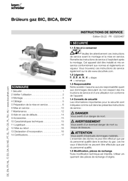 Kromschroder BIC, BICA, BICW Mode d'emploi