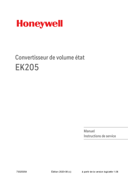 Manuel EK205 - Convertisseur de volume état Elster