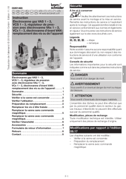 Kromschroder VAS 1-3, VCS 1-3, VAx 1-3, VCx 1-3, VAN Mode d'emploi