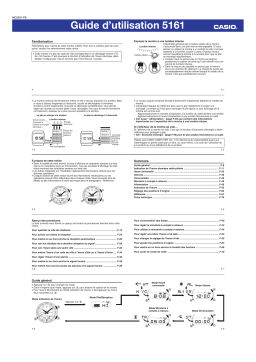 Manuel d'utilisation Casio LCW-M170D