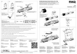 Manuel utilisateur PIKO 59077 - Locomotive diesel AC H0