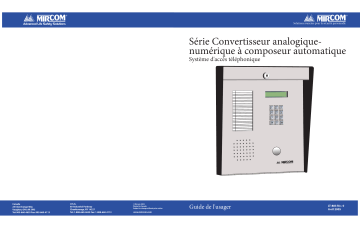 Mode d'emploi Mircom LT-883FR - Manuel d'utilisation | Fixfr