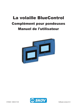 Manuel utilisateur Skov BlueControl pour pondeuses