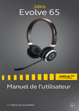 Manuel utilisateur Jabra Evolve 65 SE Stereo / Mono