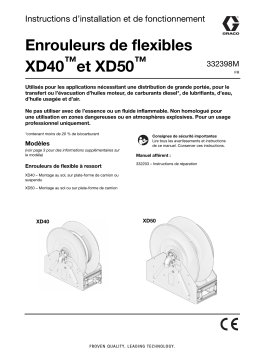 Graco 332398M, enrouleurs de flexible XD40 et XD50 Manuel du propriétaire