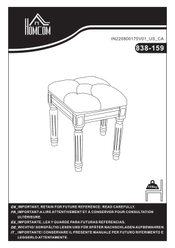 HOMCOM 838-159BG Manuel utilisateur