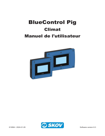Manuel utilisateur Skov BlueControl pig climate | Fixfr