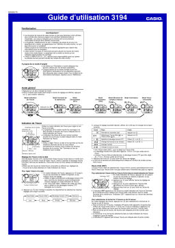 Manuel Utilisateur Casio GLX-6900