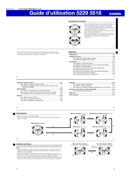 Manuel d’utilisation Casio GA-120B - Montre multifonction