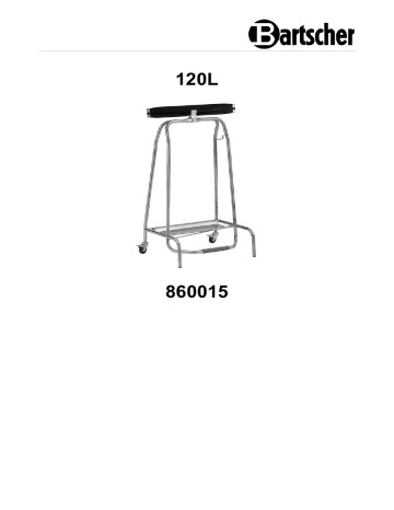 Bartscher 860015 Mode d'emploi | Fixfr