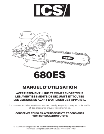 Manuel du propriétaire Oregon 680ES - Télécharger PDF | Fixfr