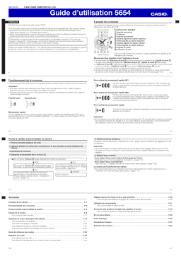 Casio EQW-A2000HR Manuel utilisateur