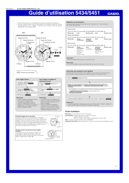 Casio EFR-556DManuel Utilisateur - Lire en ligne ou télécharger